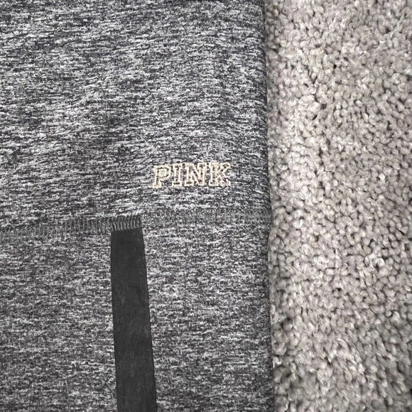 Victoria’s Secret Pink Yoga Pants Womens XS Activewear Gray Leggings Logo - Picture 3 of 9